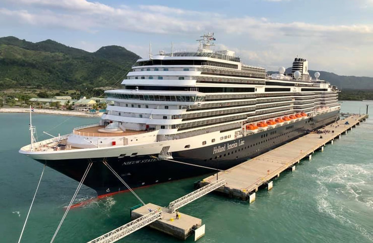 Nieuw Statendam Amber Cove Dominicaanse republiek caribische cruise Holland America Linde