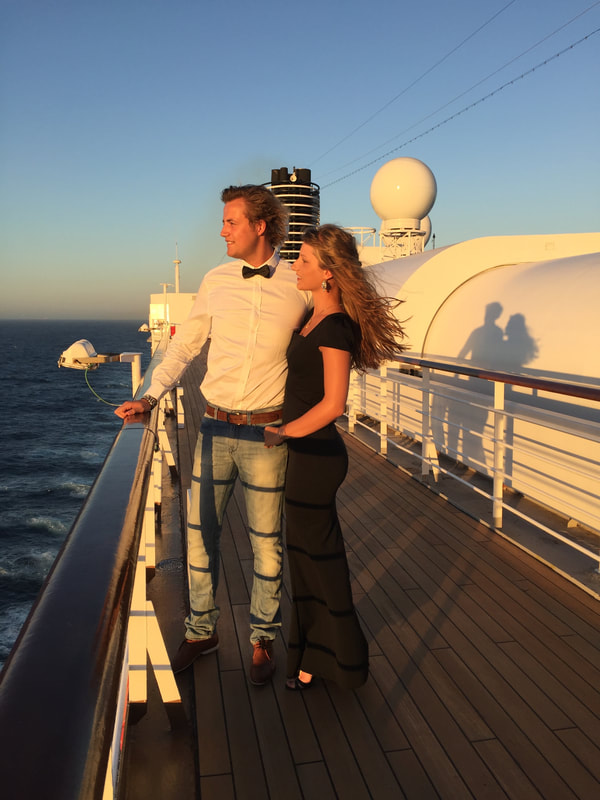 mediterrane cruise MS Oosterdam Holland America Line Gala avond night 
