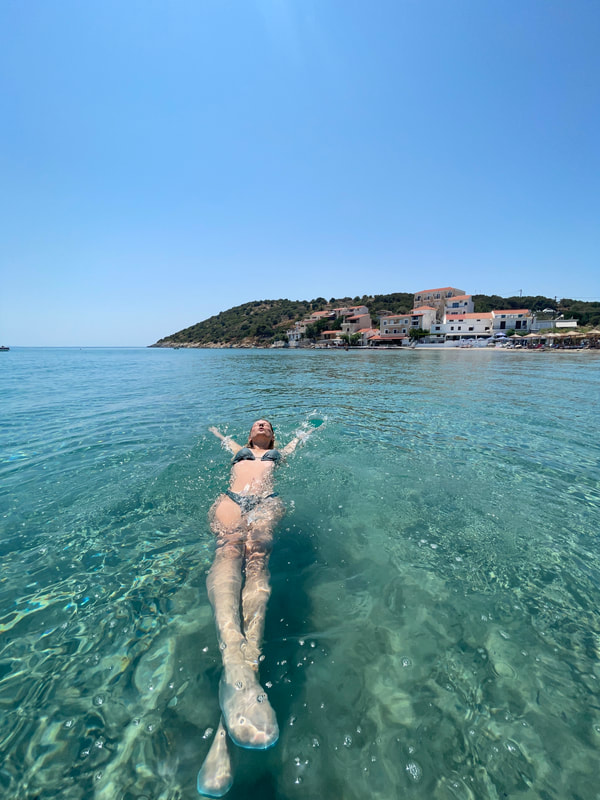 Psili Ammos, strandjes Samos, mooiste strand Samos, zandstrand